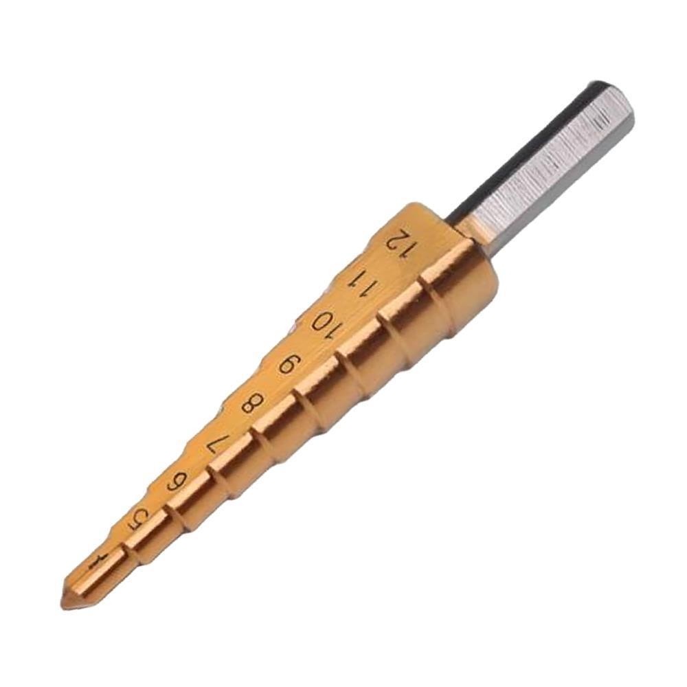 Broca Escalonada Aco Rapido HSS 4 a 12mm Rocast 170,0001