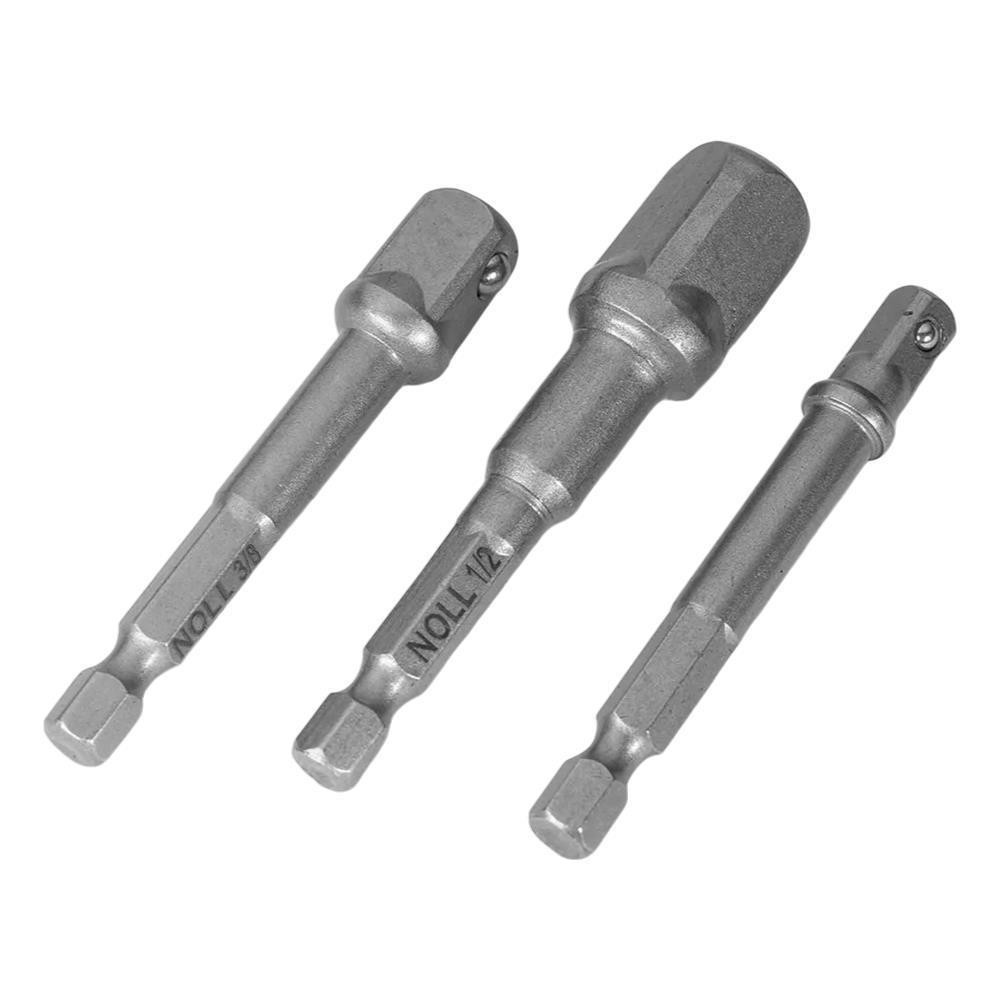 JOGO ADAPTADOR SOQUETE BITS 3 PEÇAS 1/4 3/8 1/2 NOLL 439,0001