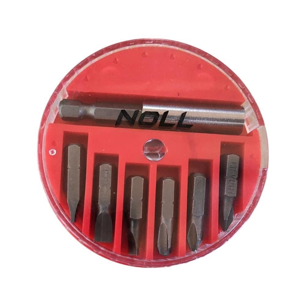 JOGO 7PC PONTA BITS SIMPLES 25MM NOLL 372,0001