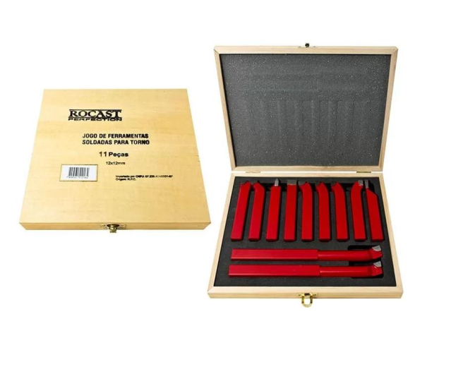 Kit Ferramenta Corte Soldada 10x10mm 11pc Rocast 303,0007