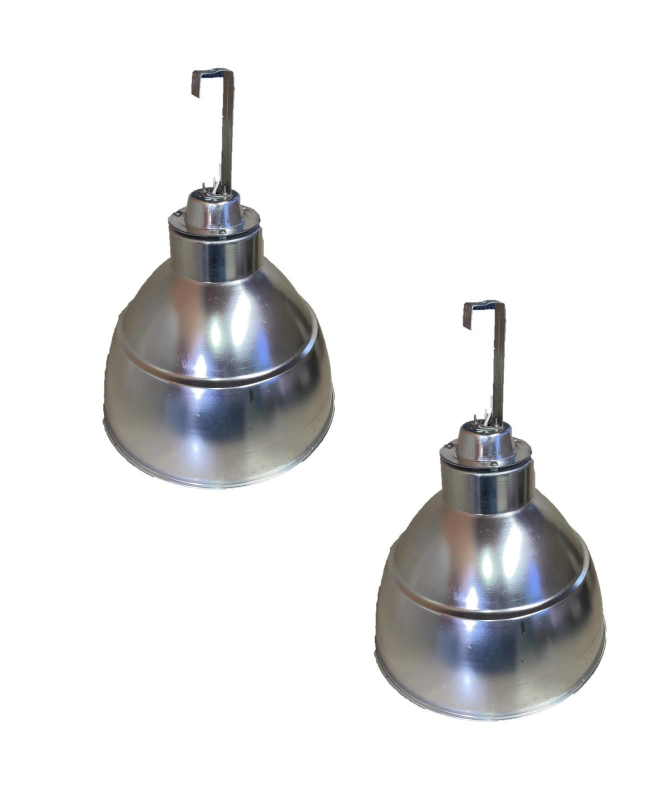 Kit com 2 Luminaria Industrial 16" Bocal E-40 C/Gancho