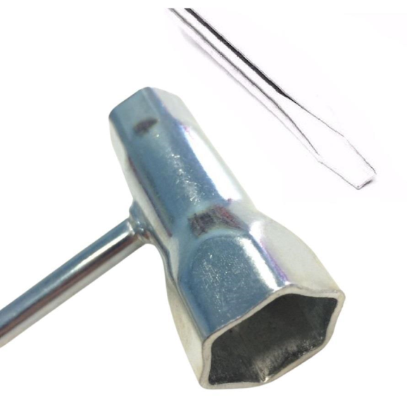 Chave Vela Rocadeira Ponta Fenda 17x21mm - Kawashima 0101900
