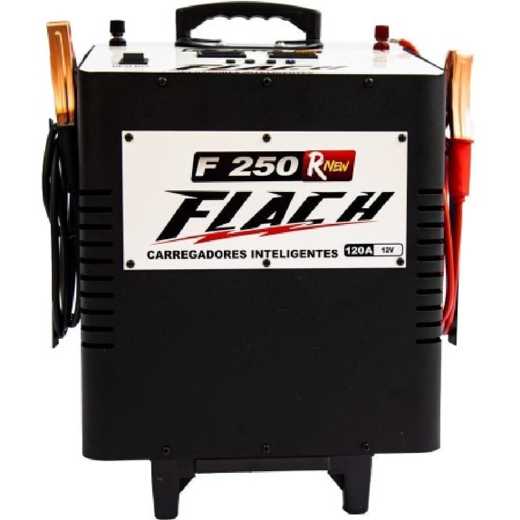 Carregador Bateria Aux. Partida 12+24v 120Ah Flach F250 Rnew