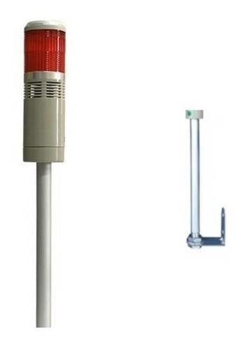 Sinaleiro torre 220V 1 lampada vermelho LTA2071W