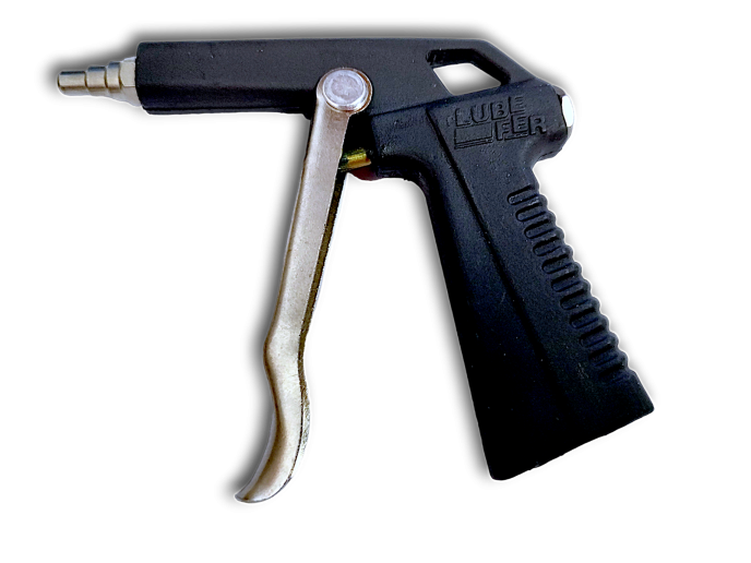 Pistola Ar Nylon C/ Bico Latao Rosca Femea 1/4 Lubefer 1989C