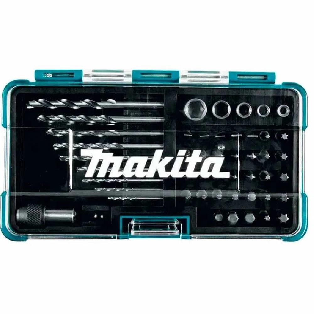 JOGO 48PC PONTA BIT E BROCAS SIMPLES X-48 MAKITA B-36192