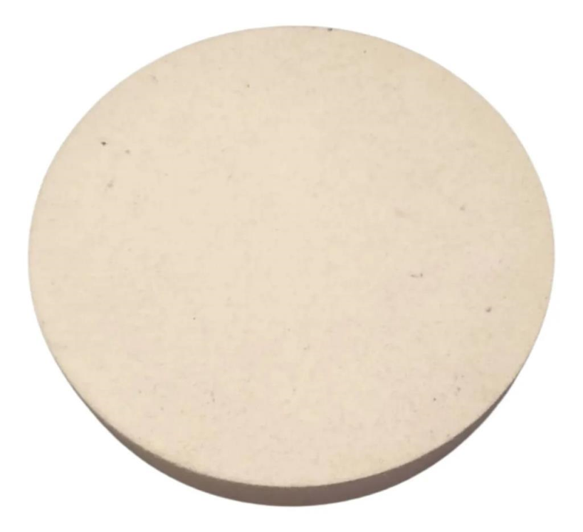 Rebolo Disco Polimento Feltro Fibra Lã Animal 150x20mm BRF