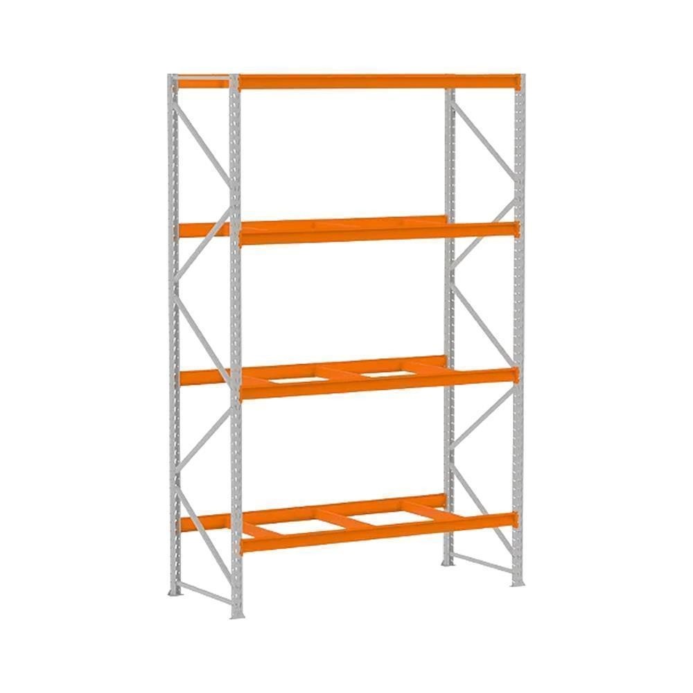 Porta Pallet Kit Inicial Amapa 500kg 3mt 4 niveis 80x1,80mt