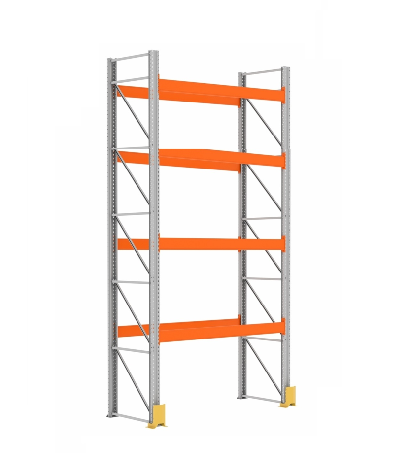 Porta Pallet Inicial Amapa 4mt C/4 niveis 2000kg 1x2,3mt