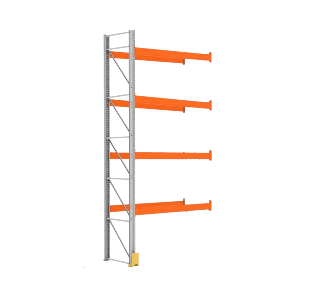 Porta Pallet Continuacao Amapa 4mt C/4 niveis 2000kg 1x2,3mt