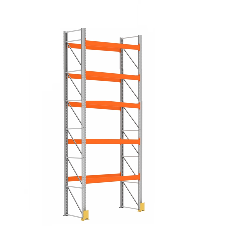 Porta Pallet Inicial Amapa 4mt C/5 niveis 2000kg 1x2,3mt