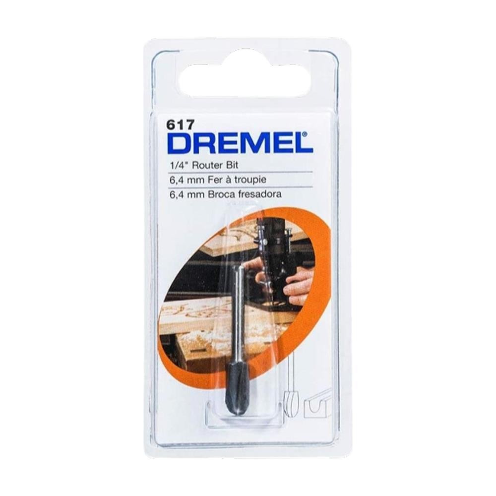 Fresa Meia Cana 1/4 Micro Retifica  Dremel 617 2615000617