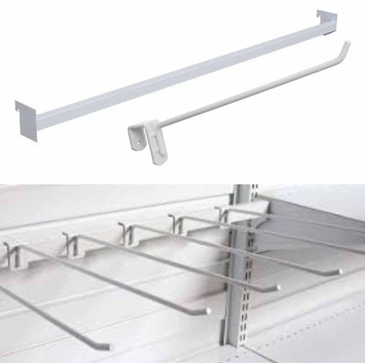 Regua Gancheira Porta Gancho Gondola Flex Amapa 55cm