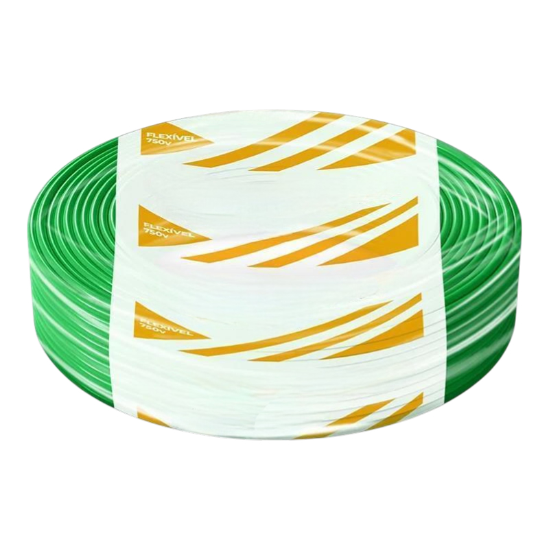 Fio Cabo Flexível 1,5mm Verde 100m Megatron/Rcm/Sil 750V
