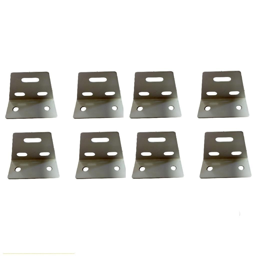 Kit C/8 Sapatas P/Coluna Estante Industrial Amapa L2 e L3