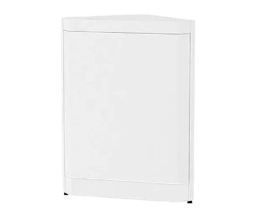 Balcao Comercial de Canto Fechado Branco Amapa 100x75x43cm