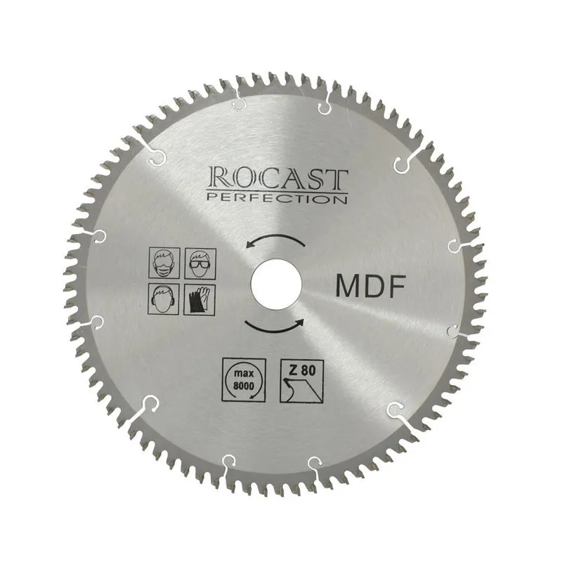 Disco Serra MDF Widea 250mm 10" 80 Dentes Rocast