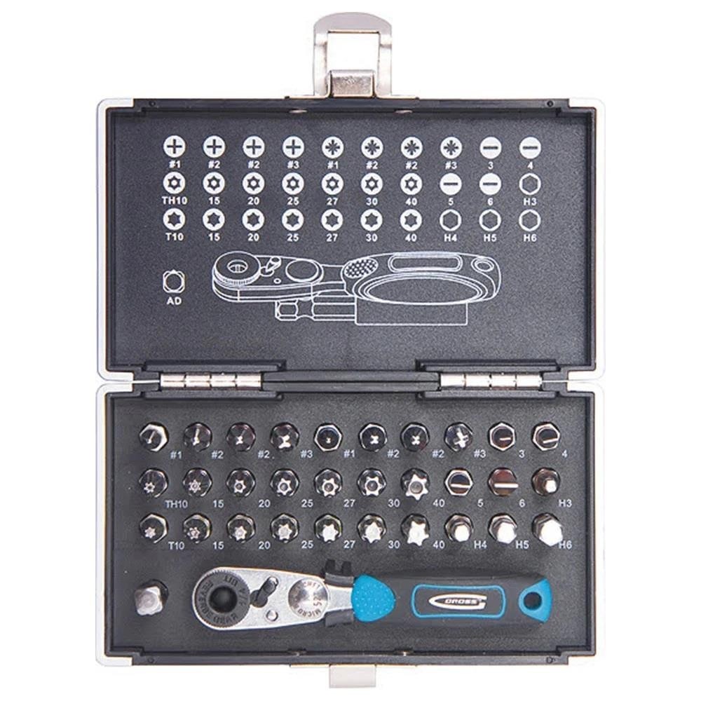 JOGO 33PC PONTA BIT SIMPLES MTX GROSS 1136556