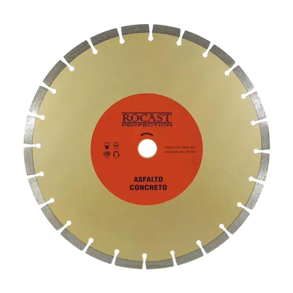 Disco diamantado cortar piso concreto/asfalto 450x50 mm 340010