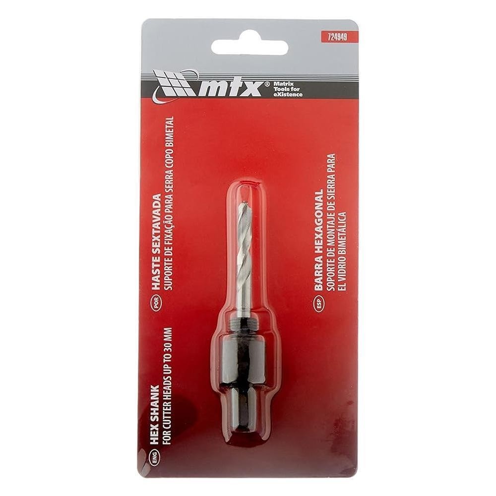 Suporte Serra Copo Bimetal 19 a 30mm Haste Sextavada Mtx 724949
