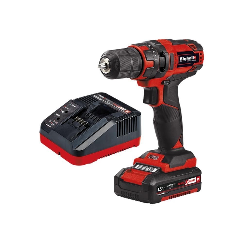 Furadeira Parafusadeira C/Bateria 18v Einhell  TC-CD18/35LI