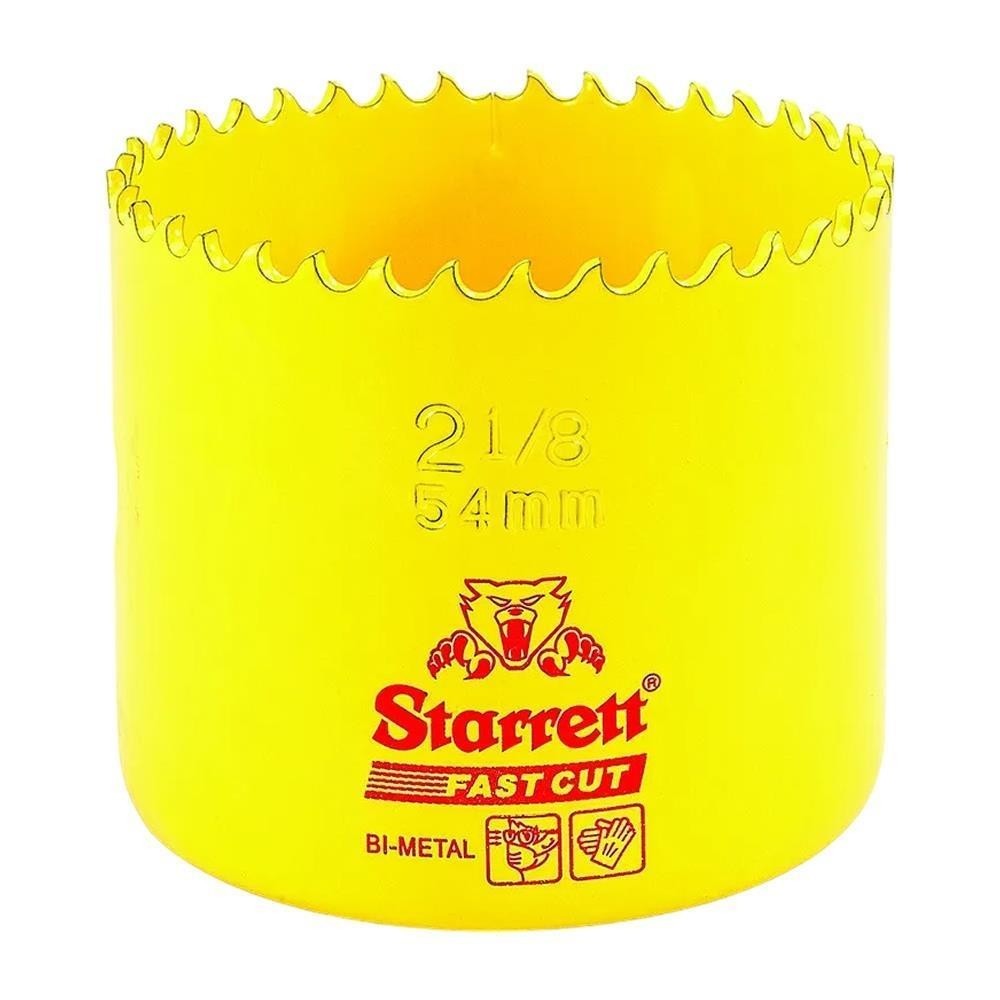 Serra Copo Fast Cut Bimetal 54mm 2.1/8 Pol Starrett FCH0218-G