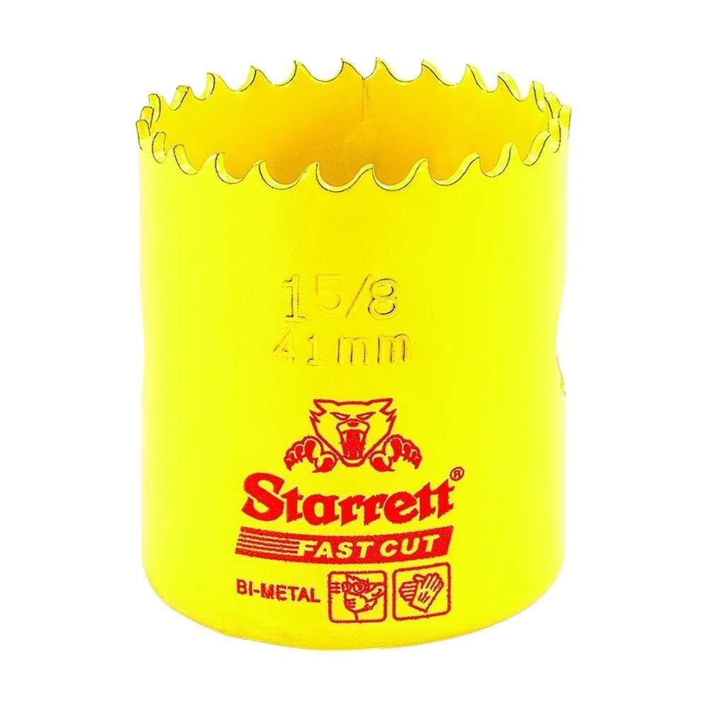Serra Copo Fast Cut Bimetal 41mm 1.5/8 Starrett FCH0158-G