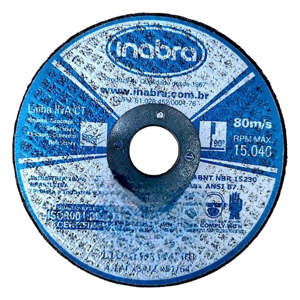 Disco Corte Refratario 110mm P/Serra Marmore 4.3/8" Inabra