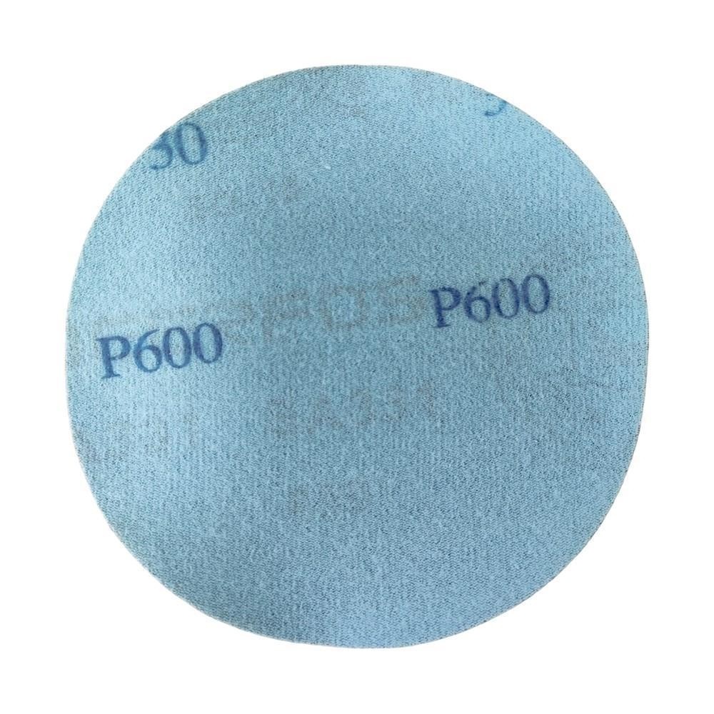 Disco Lixa Pluma Azul 125mm 5" 600 s/furos Deerfos