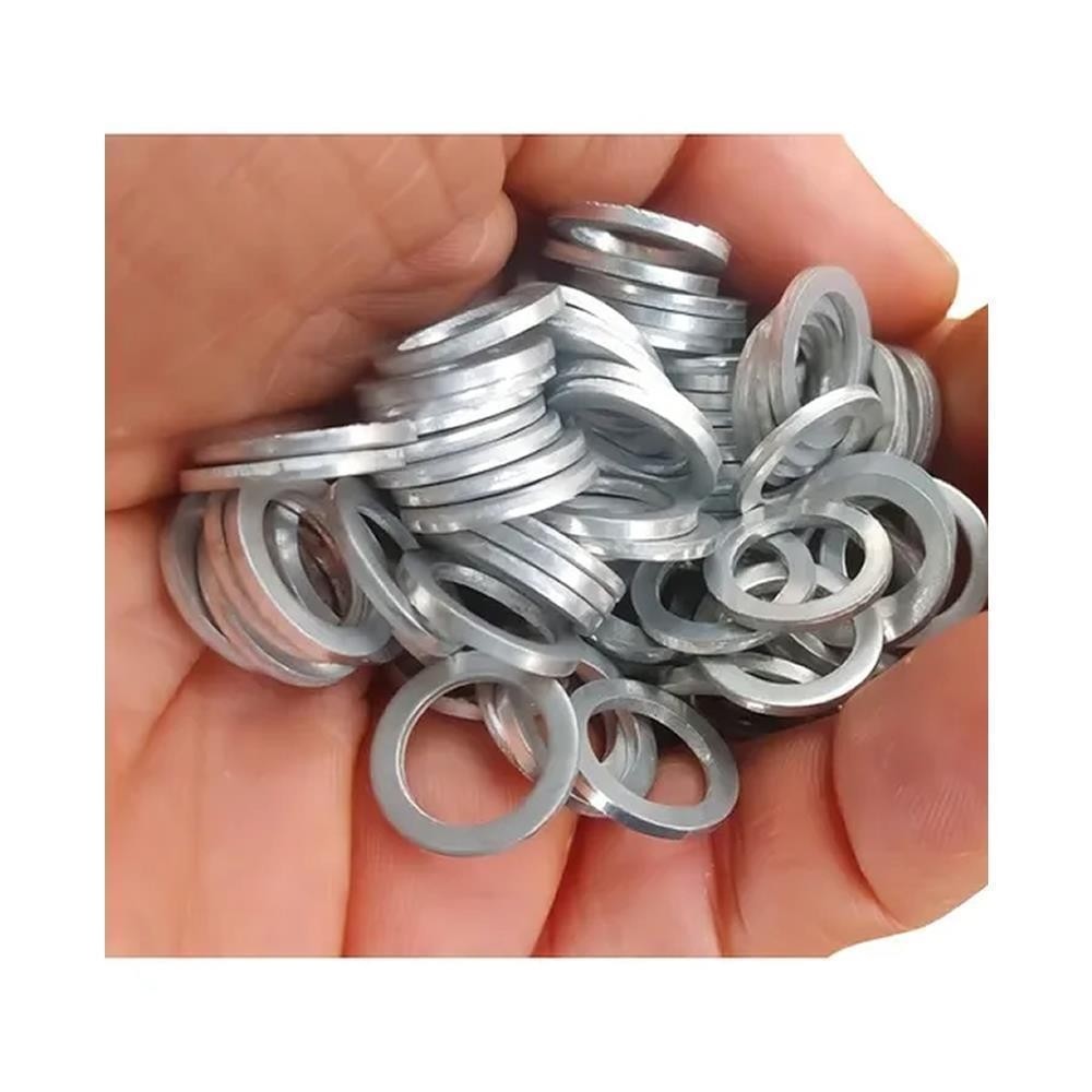 Arruela Alumínio Vedação 10,2x6,3x1,5mm c/500un Parafutrecos