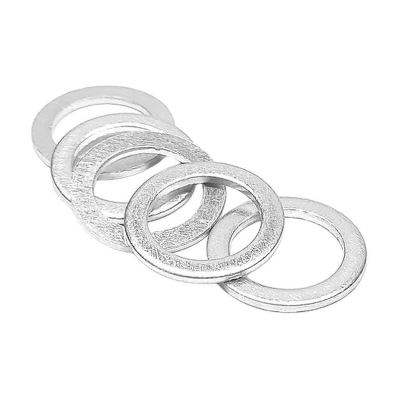Arruela Alumínio Vedação 25,6x19,2x1,4mm c/100un Parafutrecos