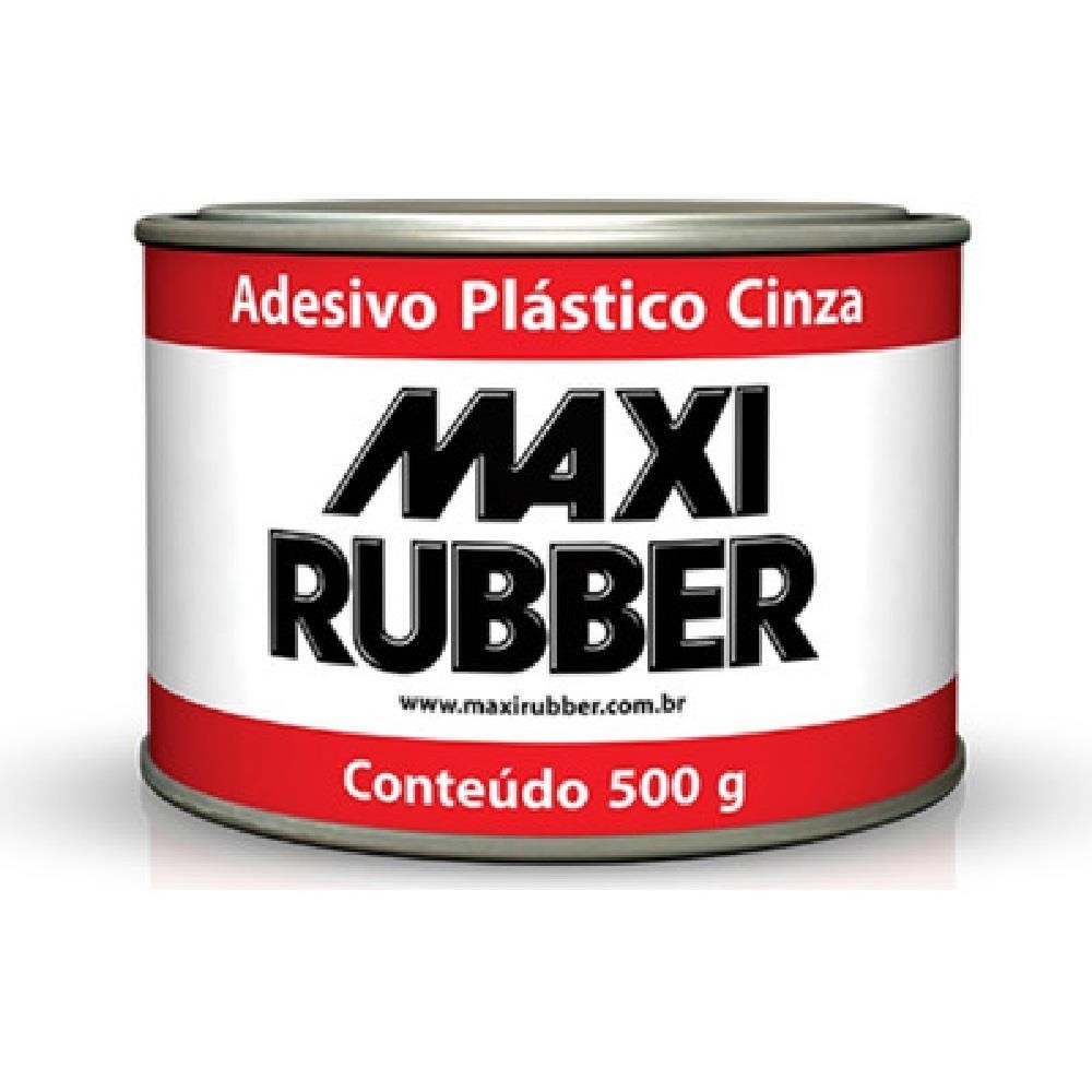 ADESIVO PLASTICO 500G CINZA C/CATALISADOR MAXI RUBBER 1MG034