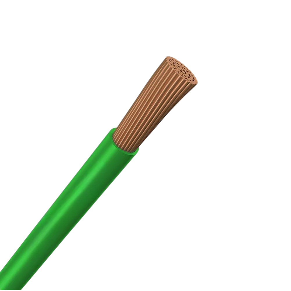Fio Cabo Flexível 25,0mm Verde 1m Megatron/Rcm/Sil 750V