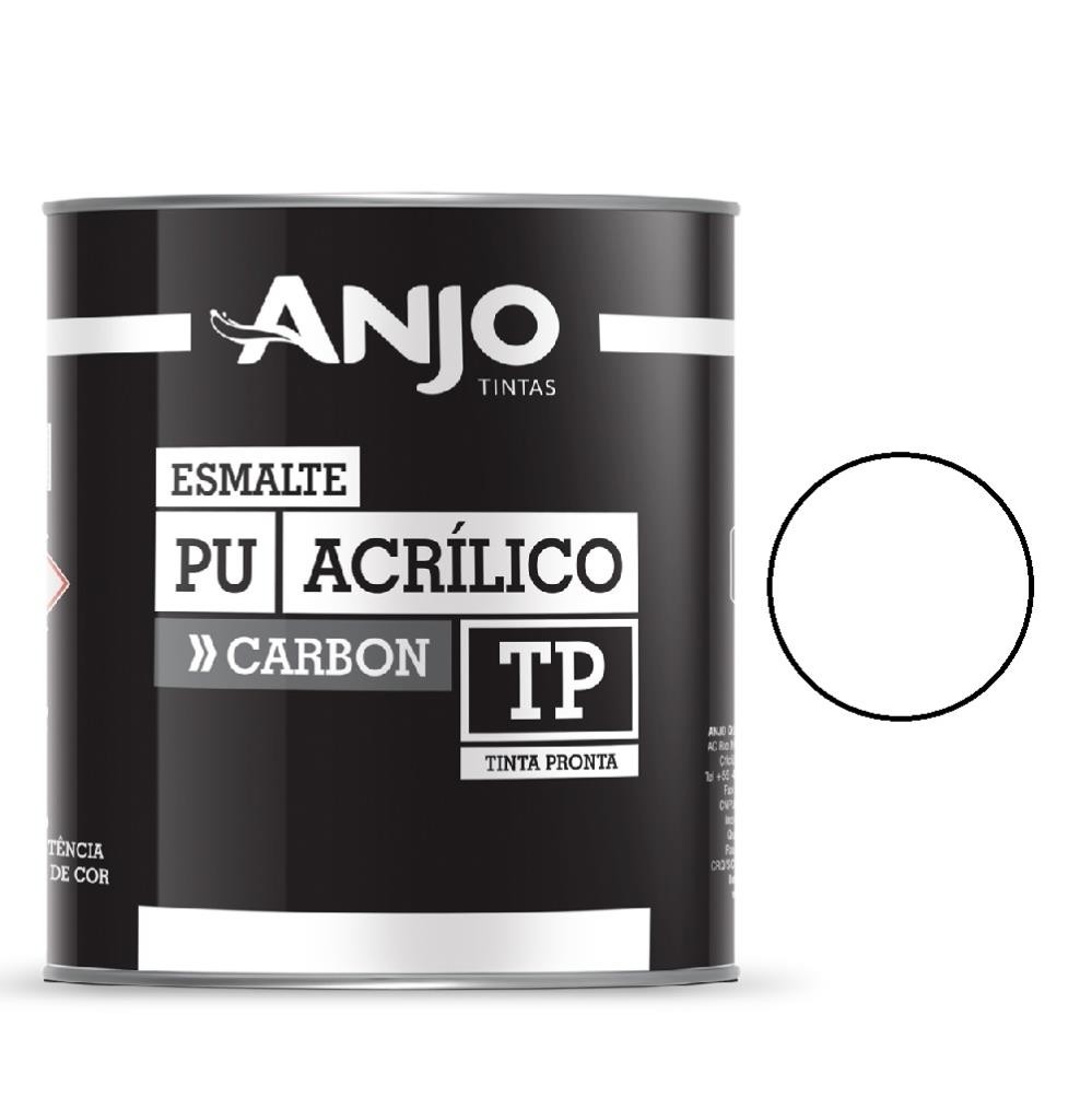 TINTA ESMALTE PU ACRILICO CARBON TP 675ML BRANCO PURO ANJO