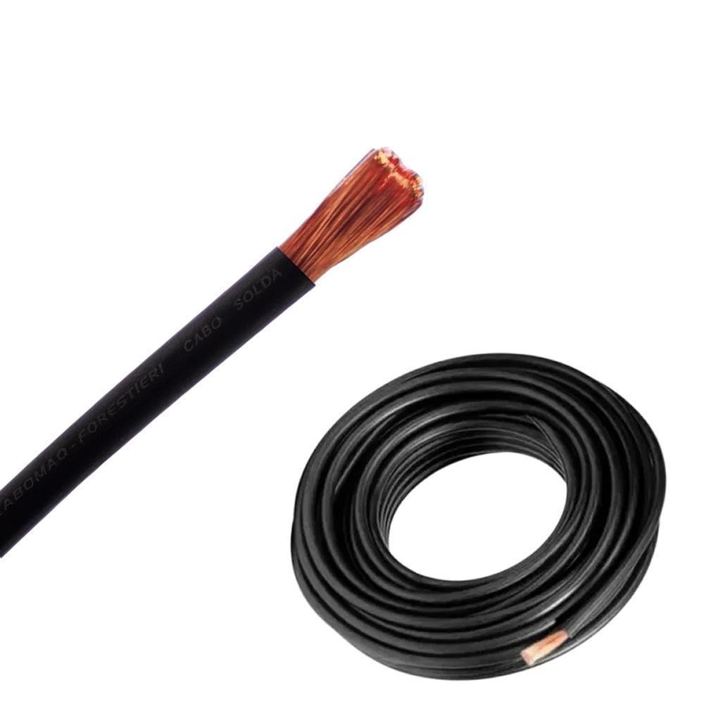 Cabo Máquina Solda Super Flexível 25mm 10mt Normatizado