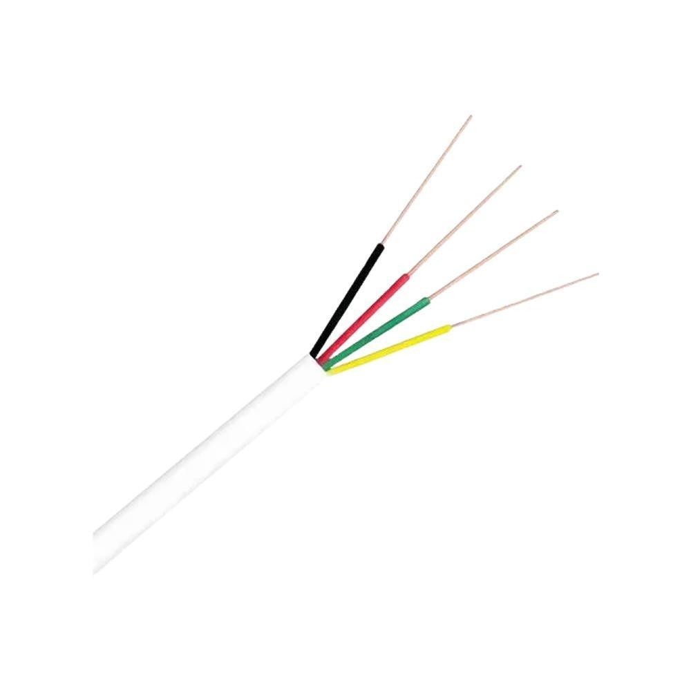 Cabo Multivias Alarme 4x0,40mm 200mt STE Flexivel Branco