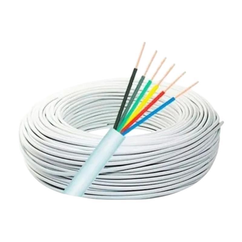 Cabo Multivias Alarme 6x0,40mm 25mt STE Flexivel Branco