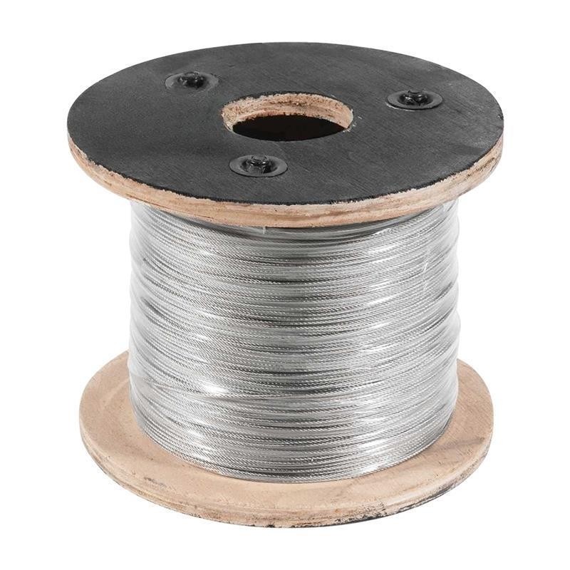 Cabo Aço Inox Flexível 1,6mm-1/16 200mt Normatizado 6x7AA