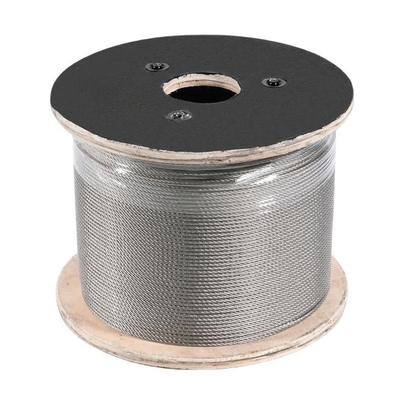 Cabo Aço Inox Flexível 4,8mm-3/16 200mt Normatizado 6x19AA