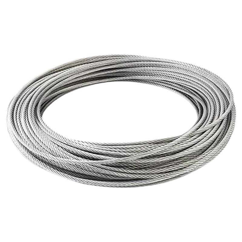 Cabo Aço Inox Flexível 4,8mm-3/16 1mt Normatizado 6x19AA