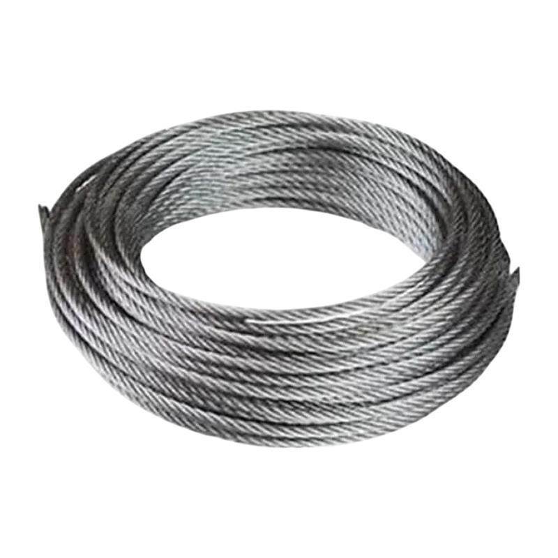 Cabo Aço Galvanizado 4,8mm 3/16" 6x7AF Uso Geral 1mt
