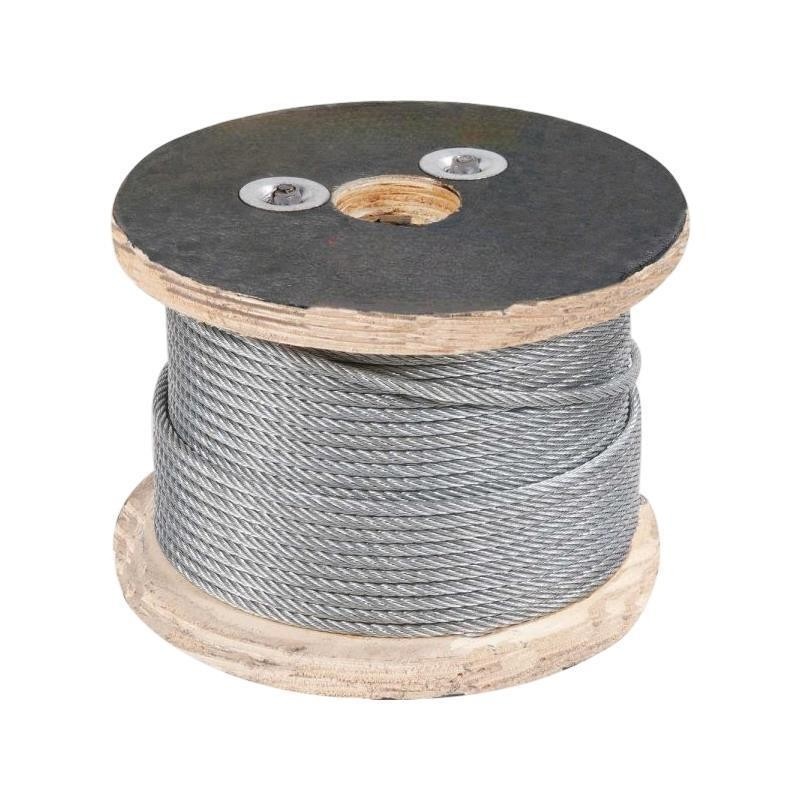 Cabo Aço Galvanizado 6,4mm 1/4" 6x7AF Uso Geral 100mt