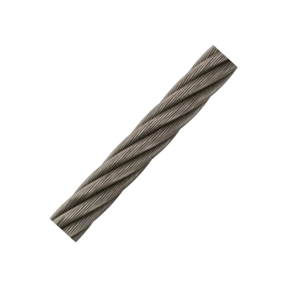Cabo Aço Polido 16,0mm 5/8" 6x25AF Super Flexivel 10mt