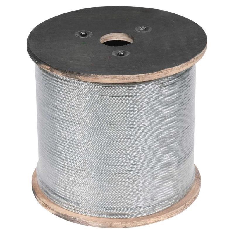 Cabo Aço Galvanizado 19,0mm 3/4" 6x19AF Flexivel 100mt