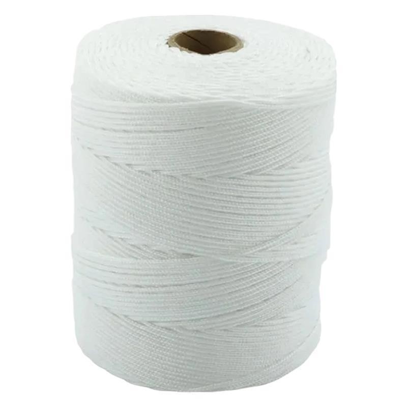 Corda Polipropileno Virgem 2mm Trançada Branca 470mt