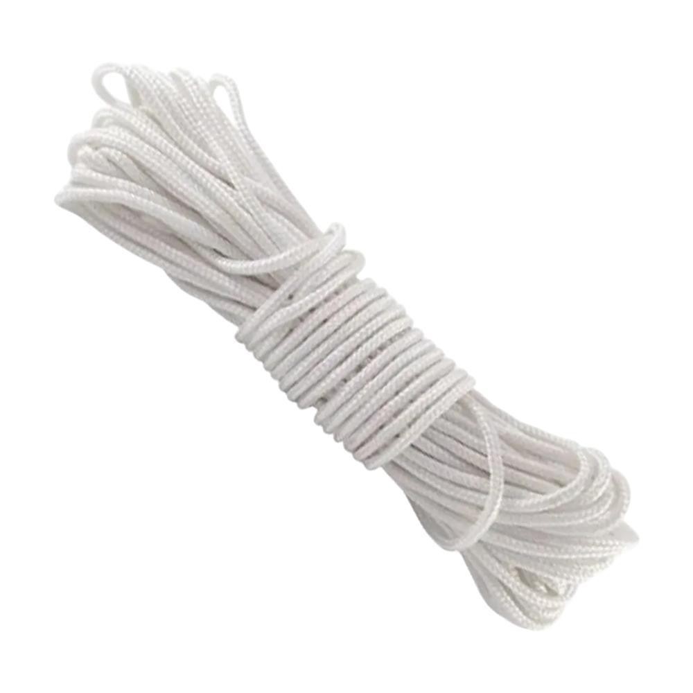 Corda Polipropileno Virgem 2,5mm Trançada Branca 1mt