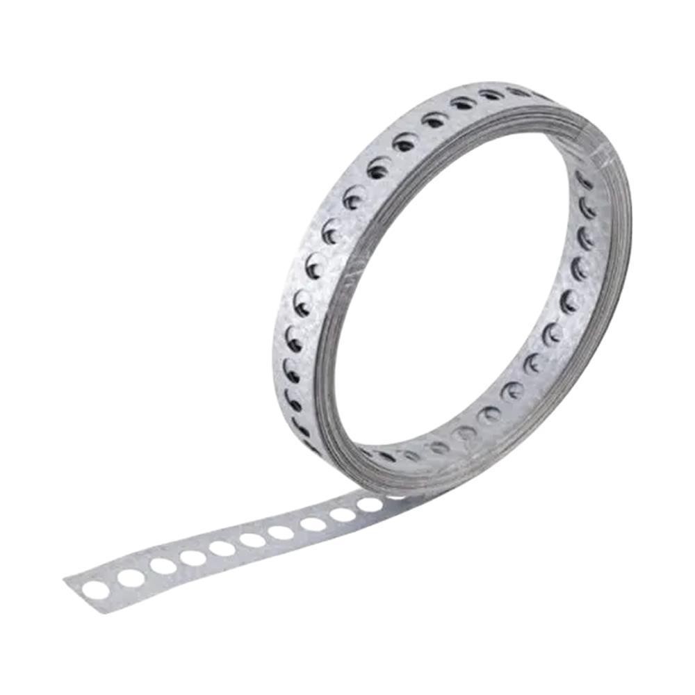 Fita Perfurada Cinta Metalica Aco Galvanizado 25mm 30mt