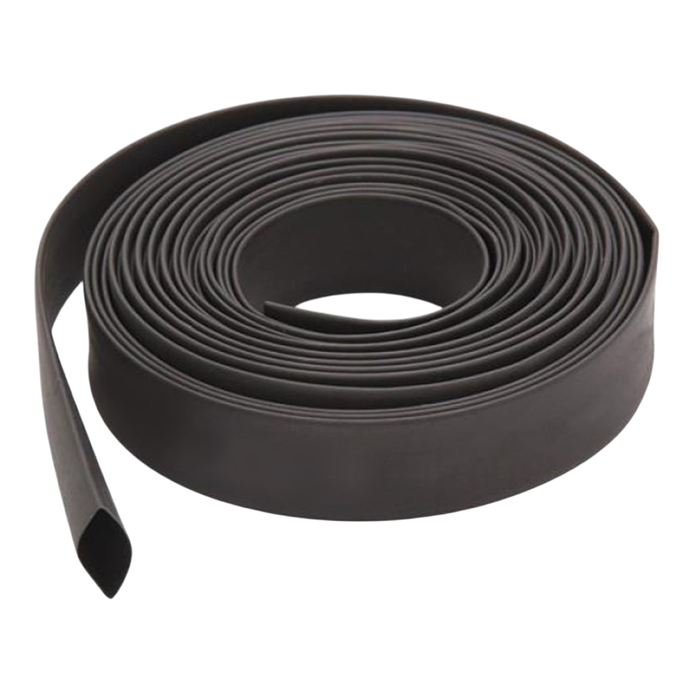 Termocontratil Isolante 13mm Chato Retratil Preto 1mt