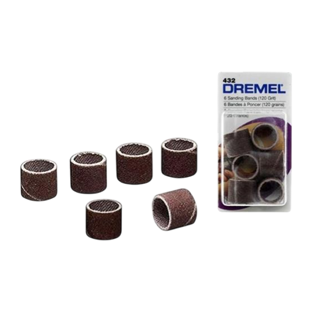 Kit Tubo Lixa 120 6pc Micro Retifica Dremel 432 *2615043232