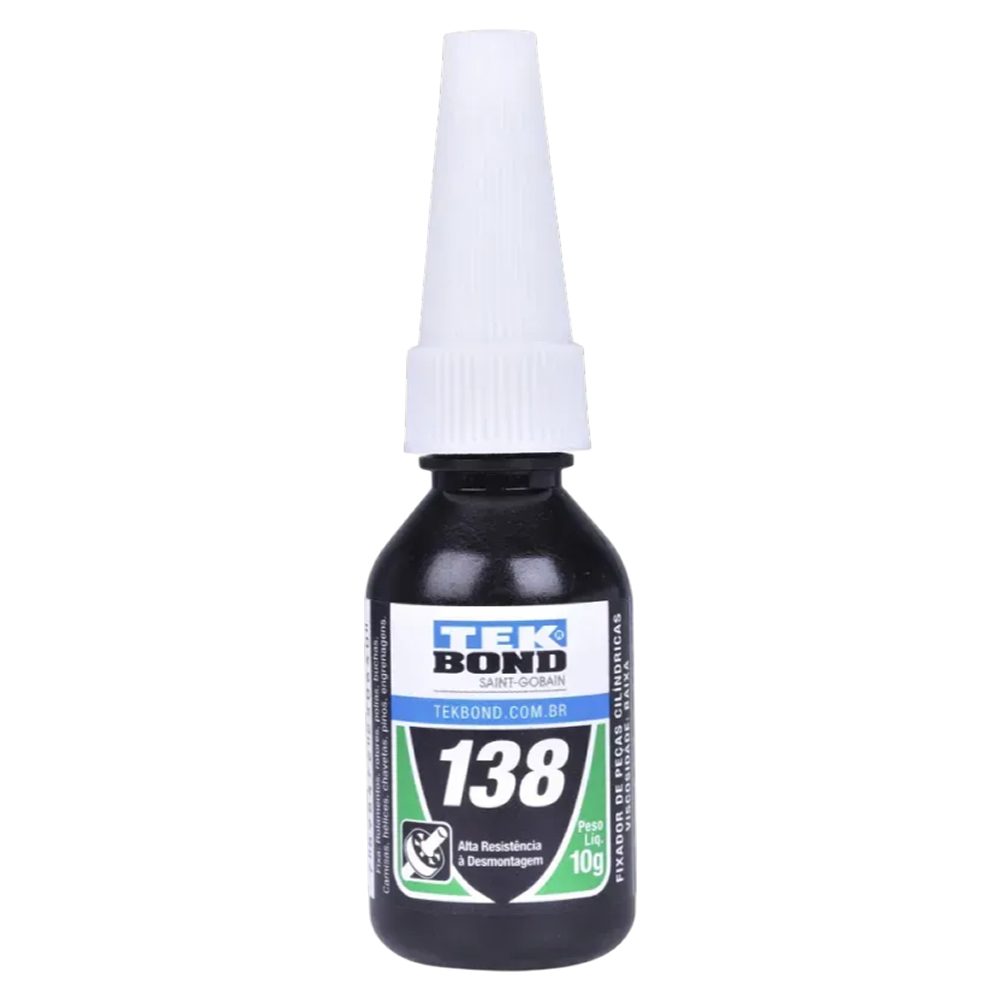Adesivo Trava Rosca Bucha Baixa Folga 138 Verde 10g Tekbond